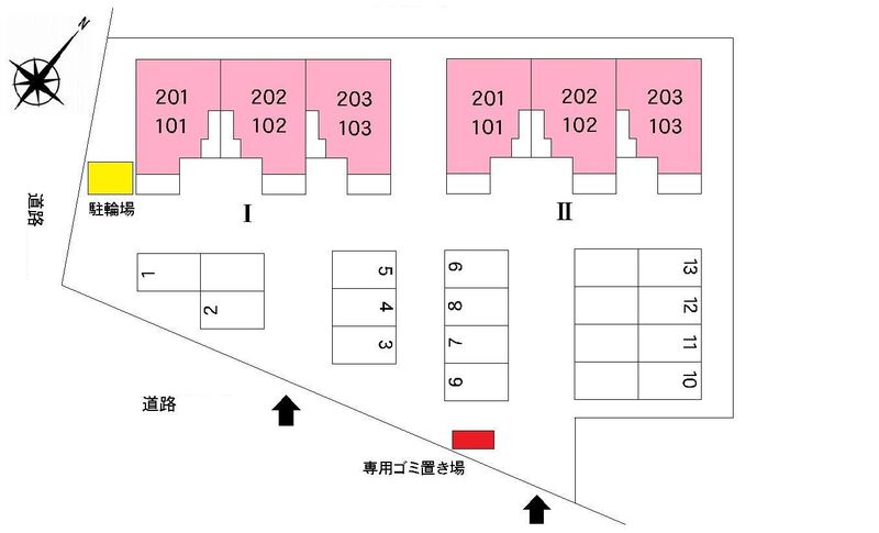 駐車場配置図
