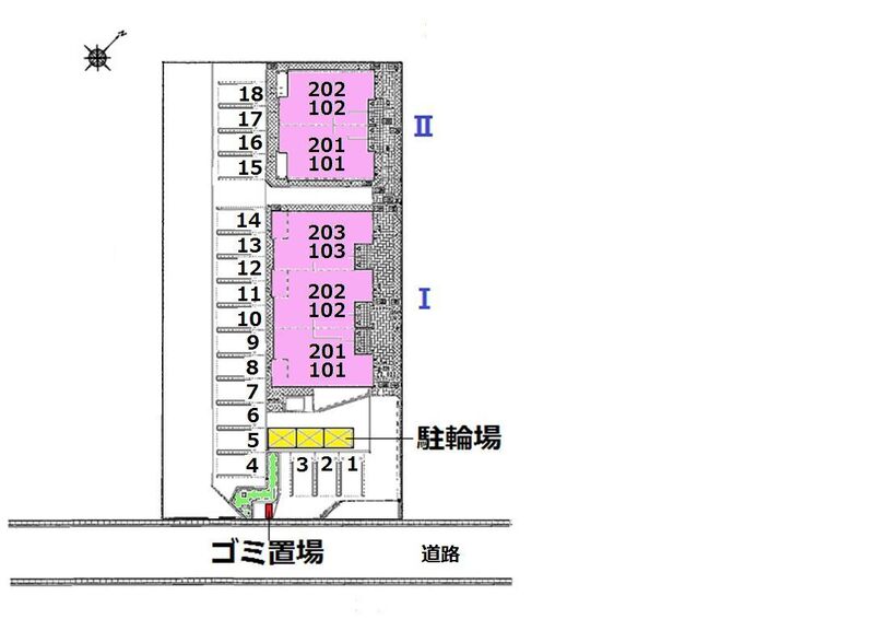 駐車場配置図