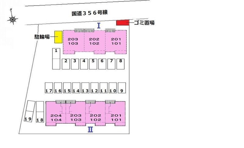 駐車場配置図