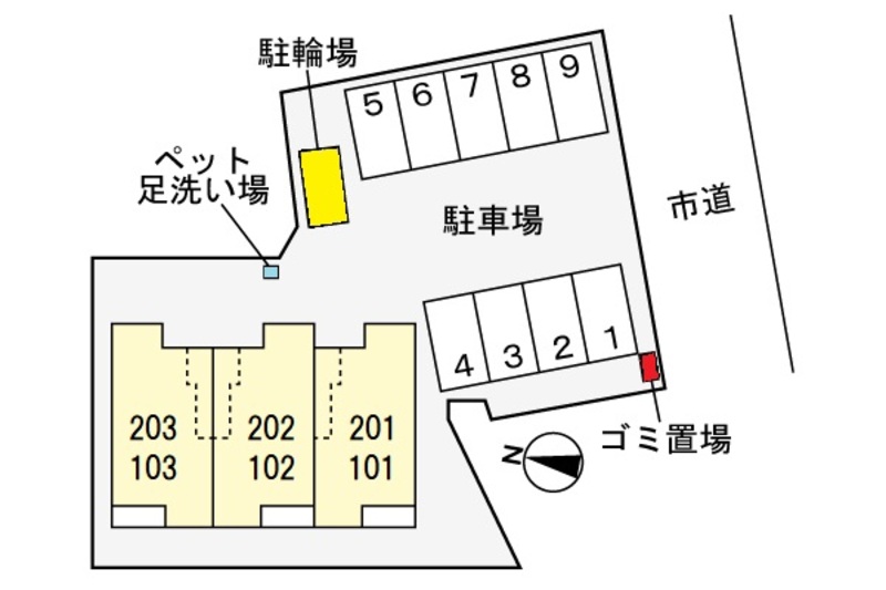 駐車場配置図