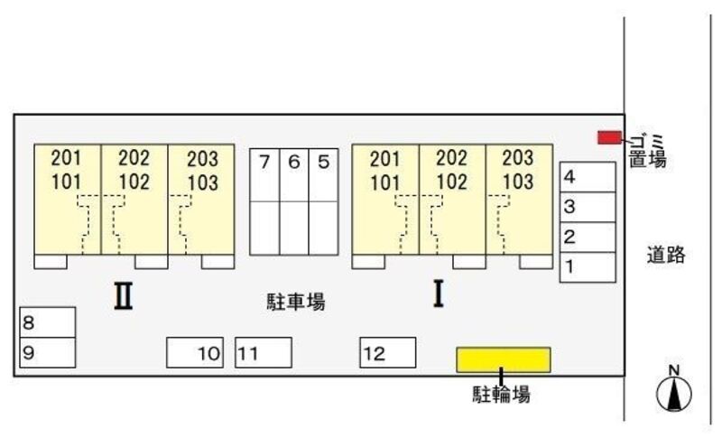 駐車場配置図
