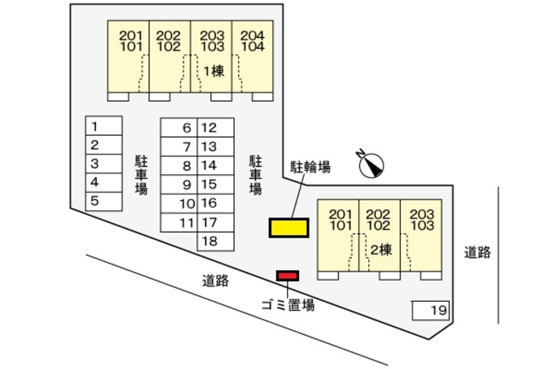駐車場配置図