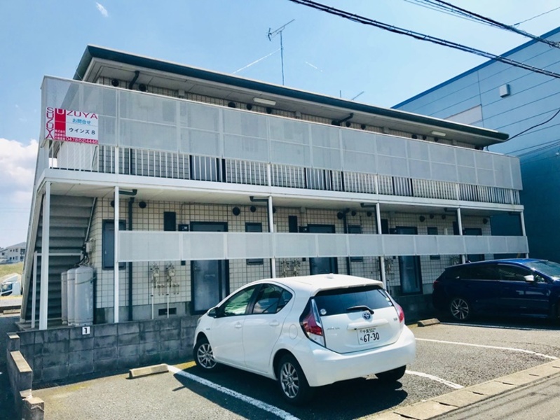 建物裏 駐車場