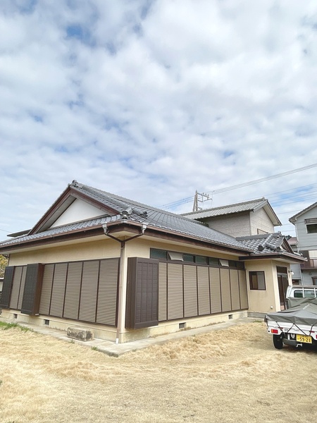 家庭菜園ができる庭あり